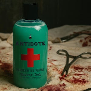 Body Wash ANTIDOTE Scented in Cucumber, Aloe Vera, Green Tea- Shower Gel, Hand Soap