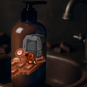 Body Wash DEATH BY CHOCOLATE Duftend in Schokolade - Duschgel, Handseife