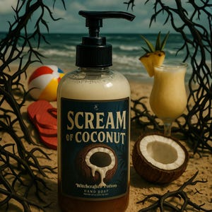 Body Wash SCREAM OF COCONUT Scented in Coconut