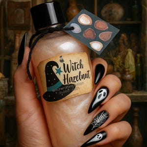 Body Wash WITCH HAZELNUT Scented in Vanilla Hazelnut - Shower Gel, Bubble Bath, Hand Soap, Shampoo