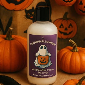 Body Wash MARSHMALLOWEEN in Marshmallow, Duschgel, Schaumbad, Handseife, Shampoo