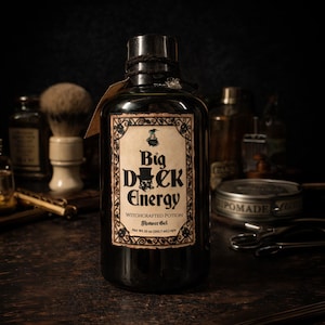 Body Wash BIG DICK ENERGY Scented in Masculine Cologne, Cedarwood, Sandalwood, Musk - Shower Gel, Hand Soap
