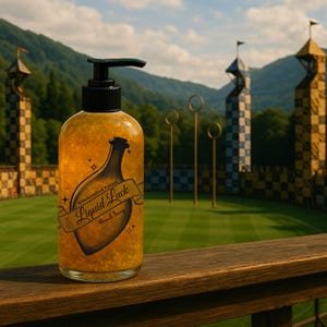 Body Wash LIQUID LUCK Scented in Oatmeal Milk Honey - Shower Gel, Hand Soap