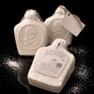 PREORDER Bath Bomb ARSENIC Unscented, Color-Free and Fragrance-Free for Sensitive skin and noses