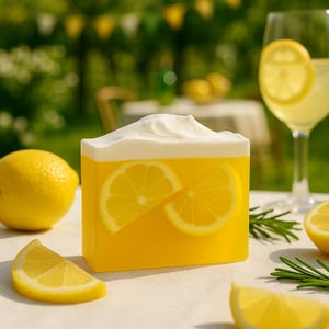 Bar Soap DEMONCELLO Scented in Sparkling Limoncello