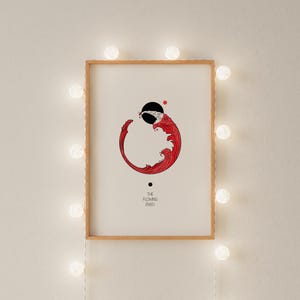 Zen Enso Circle Wall Decor,Abstract Zen Circle Poster,Elegant Enso Wall Art Print,Minimalist Digital Print for Walls,Symbol Wall Art Print,