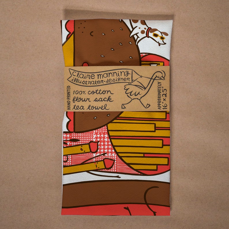 clairemanning Flour Sack Tea Towel - Thumbnail 2