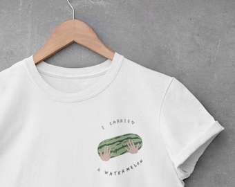 Dirty Dancing Llevé una camiseta de sandía. 1987 Camisa Johnny Baby