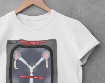 1985 back to the future shirt . flux capacitor tee