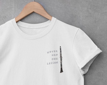 ferris bueller clarinet shirt . never had one lesson tee