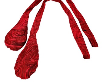 Red Marble Cotton Practice Poi: Beginner Flow Toy