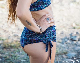 Velvet Draw String Shorts