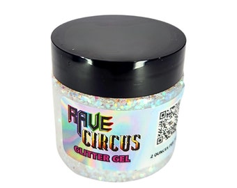 Glitzer Gel - Opal Chunky Glitter | Funkelndes Körpergel | auf Aloe-Basis | hautfreundlicher Glitzer