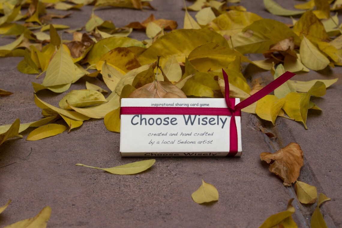 Choose Wisely Card Game Social Interaction Play Positive Etsy
