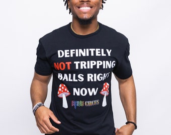 tripping balls print tshirt | t-shirt | mens | womens | standard t shirt