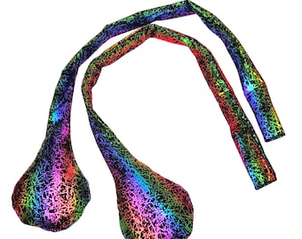 Rainbow Cotton Sock Poi: Beginner-Friendly Flow Toy