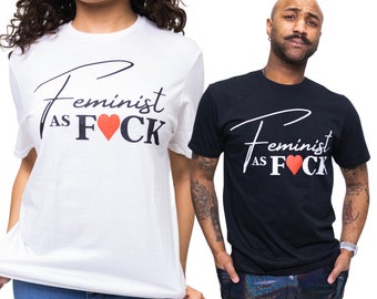 feministische t-shirt | het overhemd van vrouwentrots | t-shirt | vrouwelijke AF | heren | vrouwen | niet-binair