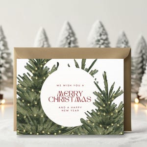 Tarjeta digital de Feliz Navidad, Tarjetas navideñas imprimibles, Tarjetas de felicitación, Tarjetas festivas, Descarga digital, Tarjeta electrónica texturizada