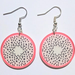 Dragon fruit earrings