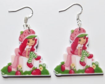 Strawberry Shortcake earrings