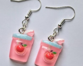 Fruit cocktail earrings