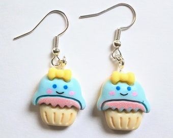 Kawaii cupcake earrings