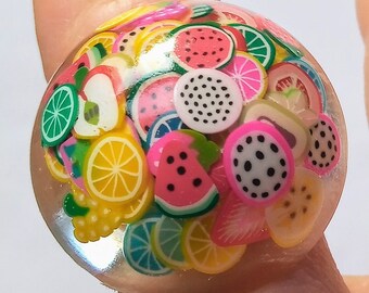 Multi fruits bubble ring