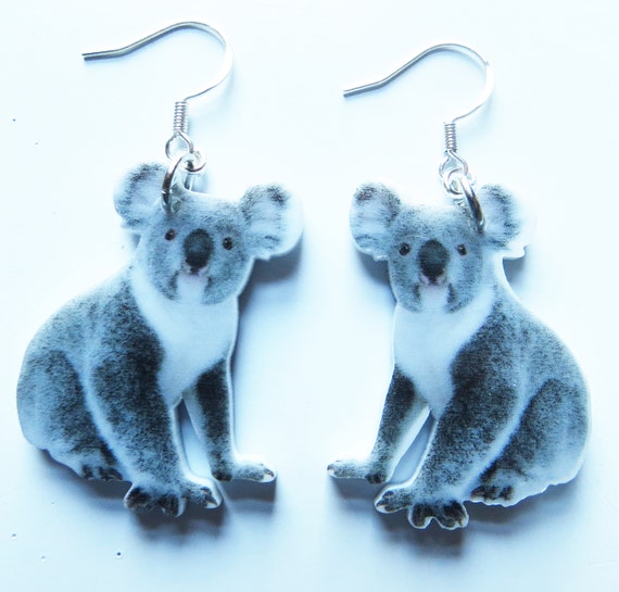 koala earrings