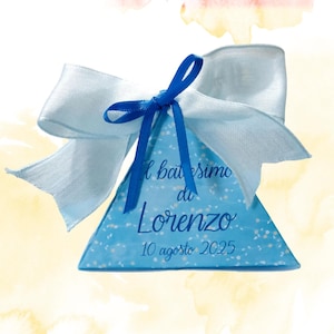 Scatolina confetti Personalizzata – Forma Triangolare in Cartoncino