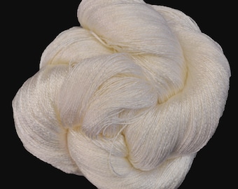 Bright White - Dryad 100% 10/2 Tencel 4oz Skein 1,090 Yards