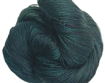 Shamrock foncé - Dryad 100 % tencel peint à la main 5/2 fil, 545 yards