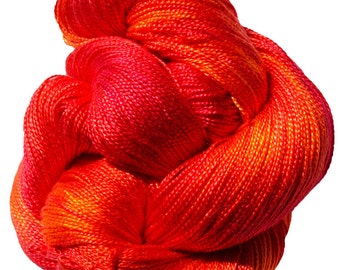 Honeysuckle - Dryad 100% Tencel Hand Dyed Yarn 5/2