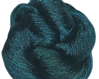Teal - Dryad 100% Tencel Hand Dyed 5/2 Yarn 545 Yards