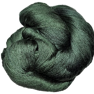 Blue Spruce - Dryad 100% 10/2 Tencel Hand Painted Yarn 4 oz, 1,090 Yards