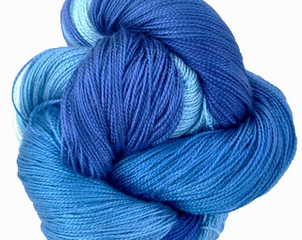 Sky - Dryad 100% Tencel Hand Painted 5/2 Yarn 545 Yards