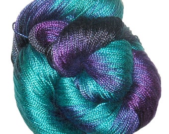 Marine - Dryad 100% Tencel Hand Painted 5/2 Yarn, 545 Yards