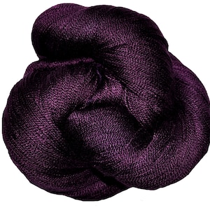 Plum - Dryad 100% 10/2 Tencel Hand Dyed Yarn 4oz 1,090 Yards