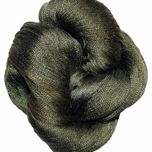 Olive - Dryad 100% 10/2 Tencel Hand Painted Yarn 4 oz Skein, 1,090 Yards