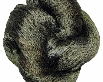 Olive - Dryad 100% 10/2 Tencel Hand Painted Yarn 4 oz Skein, 1,090 Yards