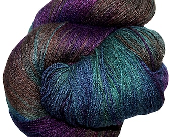 Nymphe des bois - Bamboo Lite 100 % bambou peint à la main 6/2 fils 4 oz 650 mètres