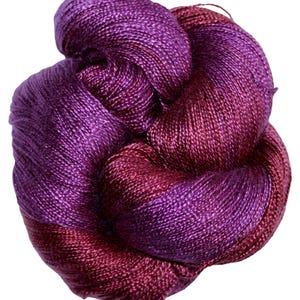 Bright Mahogany - Dryad 100% Tencel Hand Dyed 5/2 Yarn, 545 Yards