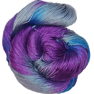 Night Sky - Dryad 100% Tencel Hand Painted 5/2 Yarn 545 Yards