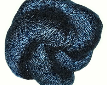 Bleu Bermudes - Dryade 100 % tencel teint à la main 5/2 laine 545 verges