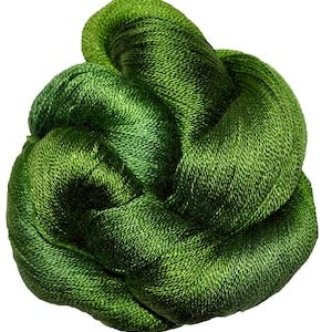 Tree Moss - Dryad 100% 10/2 Tencel Hand Painted Yarn 4 oz 1090 Yards