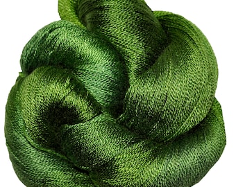 Tree Moss - Dryad 100% 10/2 Tencel Hand Painted Yarn 4 oz 1090 Yards