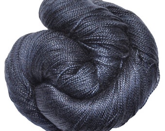Charcoal - Dryad 100% Tencel Hand Dyed 5/2 Yarn 545 Yards