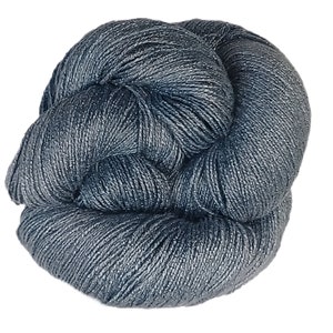 Silver - Bamboo Lite 100% Bamboo 6/2 Hand Dyed Yarn, 650 Yards