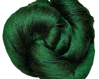 Evergreen - Dryad 100% 10/2 Tencel Hand Painted Yarn 4 oz 1,090 Yards