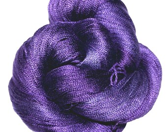 Lilac Myst - Dryad 100 % tencel 10/2 teint à la main, 4 oz, 1 090 yards