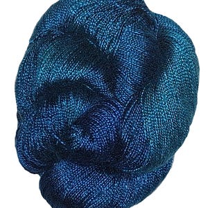 Aqua - Dryad 100% Tencel Hand Dyed 5/2 Yarn 545 Yards